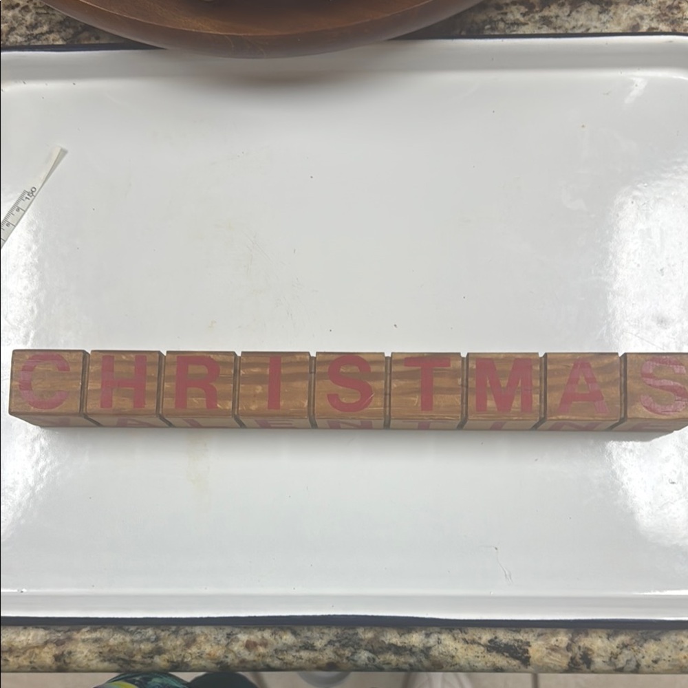 Wooden Rotating Greeting for Block - Xmas, Valentine, Friends & Greetings
